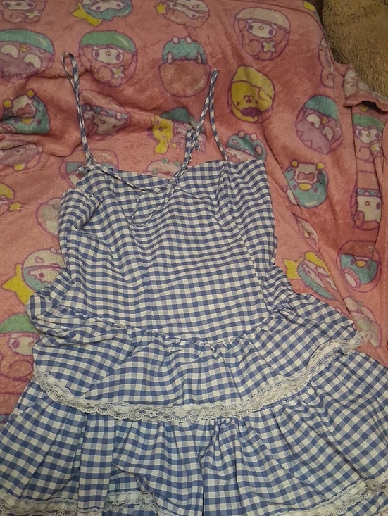 SHEIN Dresses & Skirts - SHEIN Blue and White Gingham Mini Dress